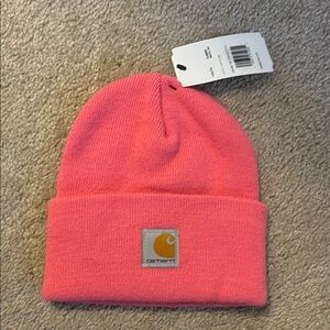 NWT Carhartt Pink Youth Beanie